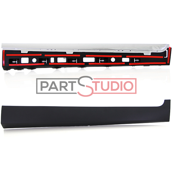 Moulure De Pilier De Porte Droite Pour Ford Fiesta MK5 3 Portes 2001-2010 - Pièce De Rechange Qualité OEM