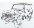 pièces détachées de carrosserie pour SUZUKI SJ 410 DE 1981 A 1990
