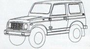 pièces détachées de carrosserie pour SUZUKI SJ 413 DE 1987 A 1998