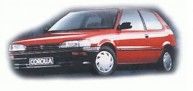 pièces détachées de carrosserie pour TOYOTA COROLLA (E09) DE 05/1987 A 04/1992