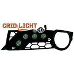 jeu droit + gauche de feu diurnes, avec grilles pour anti-brouillard, homologation R87      A3, 03-08        homologation R87