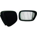 calandre design, (jeu droit + gauche), complet noir       BMW  E39, 95-03