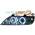 jeu droit + gauche de phare design angel eyes, CCFL Cool Lights, chrome, H1/H1   BMW Z3, 96-02