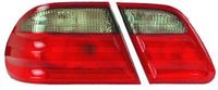 jeu droit + gauche de feu arrières design, rouge/gris,      W210, Berline 95-99             rouge -gris