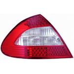 jeu droit + gauche de feu arrières design, LED, rouge-blanc,     W211 02->>                  LED