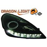 jeu droit + gauche de phare design, angel eyes, noir     MERC. SLK, 04-11                 R171