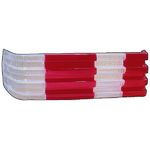cabochon feu arrière droit, rouge/blanc        W126, 80-91            rouge-blanc