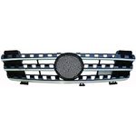 GRILLE DE CALANDRE , MODELE CHROME-NOIR , piece en destockage