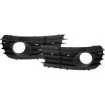 grille de pare-chocs, (jeu droit + gauche), pour anti-brouillard., Look R32         GOLF, 97-03             R32 LOOK