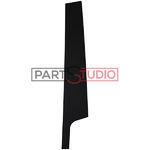 ENJOLIVEUR DE MONTANT DE PORTE AVANT GAUCHE , NOIR , MODELE 5 PORTES/BREAK