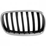 GRILLE DROITE DE CALANDRE NOIRE/CHROMEE