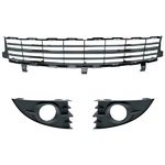 GRILLE INFERIEURE DE PARE-CHOCS AVANT , NOIRE
