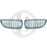 JEU DE 2 GRILLE DE CALANDRE / CHROMEE
