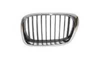 GRILLE GAUCHE DE CALANDRE NOIRE/CHROMEE