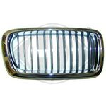 GRILLE DROITE DE CALANDRE / NOIRE + CHROME