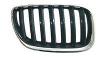 GRILLE DE CALANDRE DROITE / NOIRE / MODELE AVEC CADRE CHROMEE