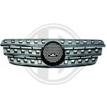 GRILLE DE CALANDRE / ARGENT + CHROME, piece en destockage