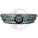GRILLE DE CALANDRE / ARGENT + CHROME