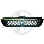 GRILLE DE CALANDRE (NOIR + CHROME)