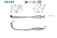 CATALYSEUR POUR MODELE 1.1 IE/51 CV DE AVRIL 1992 A FEVRIER 1993