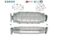 CATALYSEUR POUR MODELE 2.0 i 16 V/133 CV DE 1990 A NOVEMBRE 1992