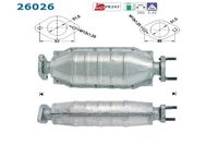 CATALYSEUR POUR MODELE 1.3 i/75 CV DE NOVEMBRE 1995 A MAI 2000