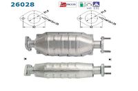 CATALYSEUR POUR MODELE 1.6 i 16 V/90 CV A PARTIR DE NOVEMBRE 1995