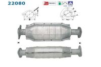 CATALYSEUR POUR MODELE 216/1.6 i 16 V/111 CV DE OCTOBRE 1992 A OCTOBRE 1995