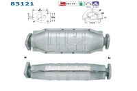 CATALYSEUR POUR MODELE 620/2.0 i 16 V/113 CV DE AVRIL 1993 A MARS 1996