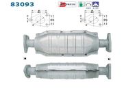 CATALYSEUR POUR MODELE 820/2.0 i 16 V TURBO/178 CV DE DECEMBRE 1991 A MARS 1996