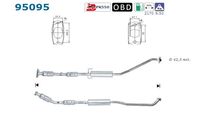 CATALYSEUR POUR MODELE 1.4 i 16 V/96 CV AVEC ORDINATEUR DE BORD A PARTIR DE NOVEMBRE 2001