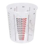 carton de 200 gobelets plastiques  gradués 400ml