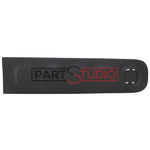 MOULURE DE PORTE AVANT DROITE , NOIRE