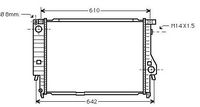 RADIATEUR D'EAU , MODELE 3.2 i - 24V , A PARTIR DE 03/1997