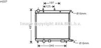 RADIATEUR D'EAU / POUR MOTEUR DIESEL / AVEC CLIMATISATION / TYPES 1.4 Hdi