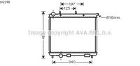 RADIATEUR D'EAU / POUR MOTEUR DIESEL / AVEC CLIMATISATION / TYPES 1.4 Hdi