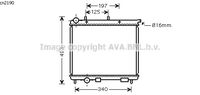 RADIATEUR D'EAU / POUR MOTEUR DIESEL / AVEC CLIMATISATION / TYPES 1.4 Hdi