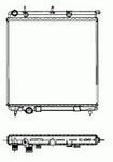 RADIATEUR D'EAU / POUR MOTEUR DIESEL / AVEC CLIMATISATION / TYPES 1.4 Hdi CABRIOLET
