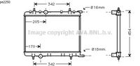 RADIATEUR D'EAU / POUR MOTEUR ESSENCE / SANS CLIMATISATION / TYPES 1.4 i 16V , 1.6 i 16V , 2.0 i 16V , 2.0 i 16V (VTS)