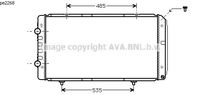 RADIATEUR D'EAU / POUR MOTEUR DIESEL / SANS CLIMATISATION / TYPE 2.0 Hdi , 2.2 Hdi , 2.8 Hdi