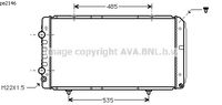 RADIATEUR D'EAU / POUR MOTEUR DIESEL / SANS CLIMATISATION / TYPE 1.9 D , 1.9 TD , 2.5 D , 2.5 TD , 2.8 JTD