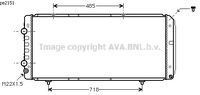 RADIATEUR D'EAU / POUR MOTEUR DIESEL / AVEC CLIMATISATION / TYPE 1.9 D , 1.9 TD , 2.5 D , 2.5 TD , 2.8 JTD