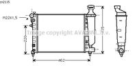 RADIATEUR D'EAU / POUR MOTEUR ESSENCE / SANS CLIMATISATION / TYPE 1.0 , 1.1 i , 1.4 i , 1.6 i , 1.6 i 16V ,