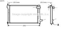 RADIATEUR D'EAU / POUR MOTEUR DIESEL / SANS CLIMATISATION / TYPE 1.9 D , 1.9 SD , 1.9 TD , 2.1 TD , 2.0 Hdi