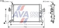 RADIATEUR D'EAU , MOTEUR DIESEL (1.7 Di) - (1.7 Dti)