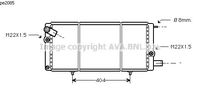 RADIATEUR D'EAU / POUR MOTEUR DIESEL / SANS CLIMATISATION / TYPE 1.8 D , 1.9 D