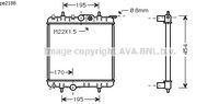 RADIATEUR D'EAU / POUR MOTEUR ESSENCE / SANS CLIMATISATION / TYPES 1.1 i , 1.4 i , 1.6 i , 2.0 i 16V