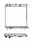 RADIATEUR D'EAU / POUR MOTEUR ESSENCE / AVEC OU SANS CLIMATISATION / TYPE 1.4 e , 1.4 ie , 1.4 Vti , 1.4 e 16V