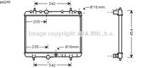 RADIATEUR D'EAU / POUR MOTEUR ESSENCE / SANS CLIMATISATION / TYPES 1.4 i , 1.4 i 16V , 1.6 i 16V , 2.0 i 16V ,