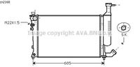 RADIATEUR D'EAU / POUR MOTEUR ESSENCE / SANS CLIMATISATION / TYPES 1.1 i , 1.4 i , 1.6 i , 1.8 i